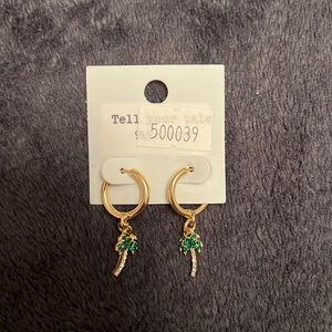 Tiny Palmtree earrings